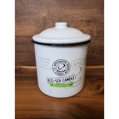 ECO-SOY Candle - COCONUT LIME 18oz -  White Water Candle